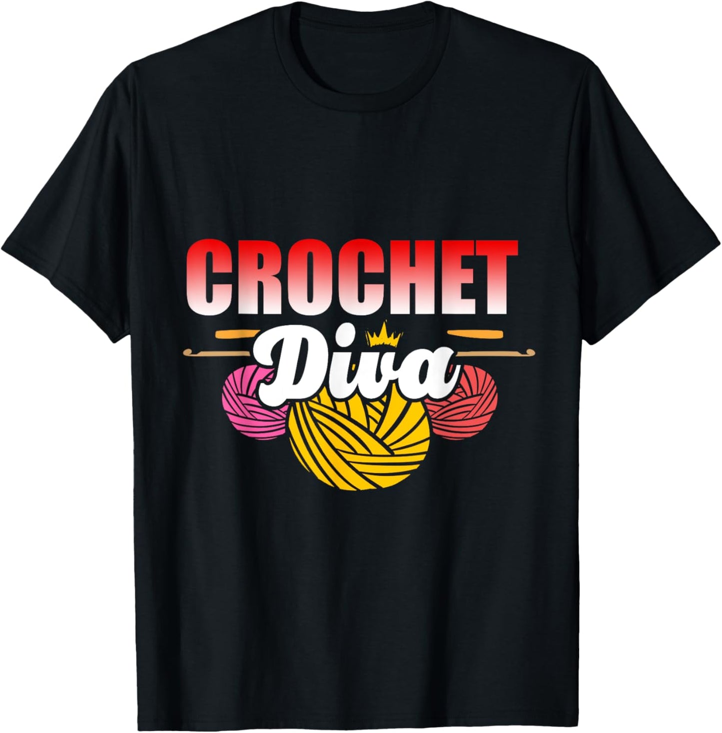 Crochet Diva - Funny Yarn Lover Design Yarn Supply | High Search Volume | Perfect for Crafters