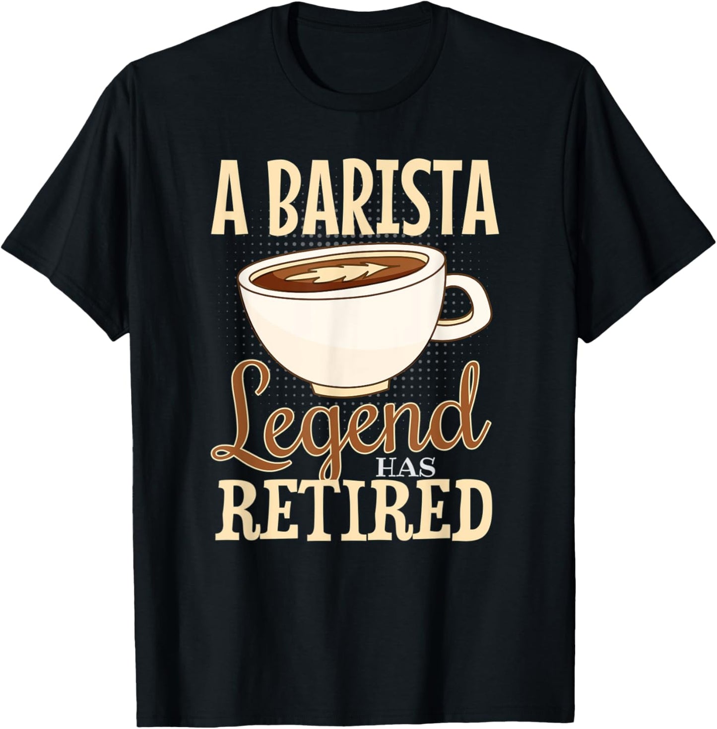 Retired Barista Shirt Retirement Coffee Maker Coffee Expert T-Shirt | US Viral Style | Aesthetic Fit