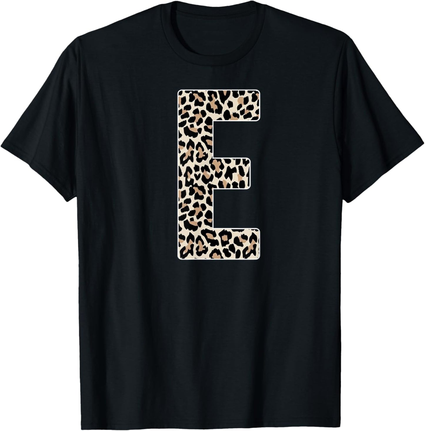 Leopard Print Cheetah Print Animal Print Letter E Cat Men Women Kids Apparel High Search Demand Best Seller Look