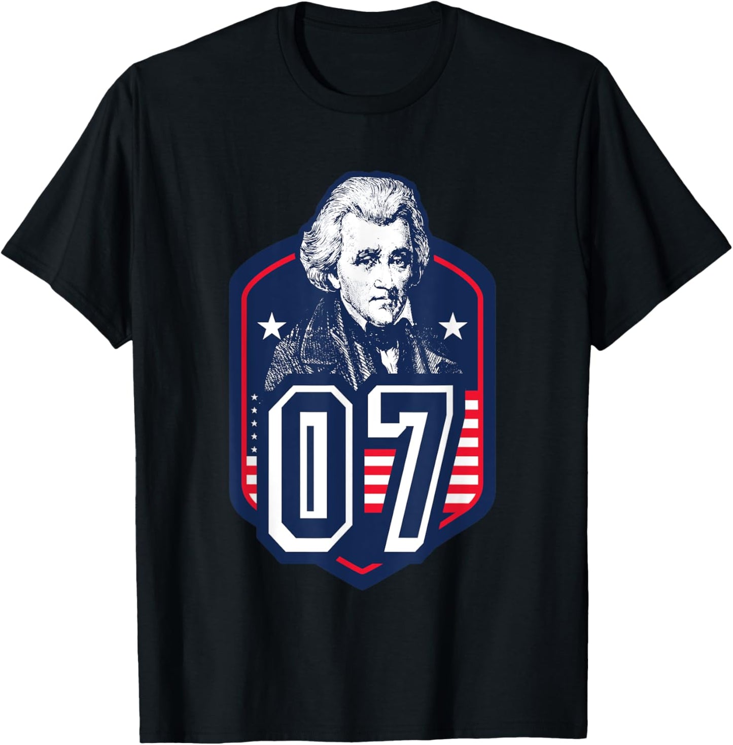 Andrew Jackson Seventh President Jersey Style T Shirt T-Shirt | Trending 2025