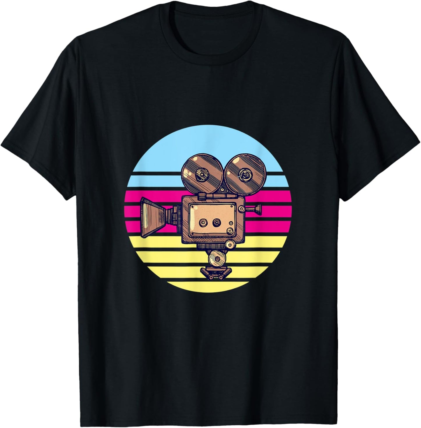 Film Camera Reel Retro Sunset Film Student and Filmmaker Apparel | High Search Volume | Comfort Daily Wear
