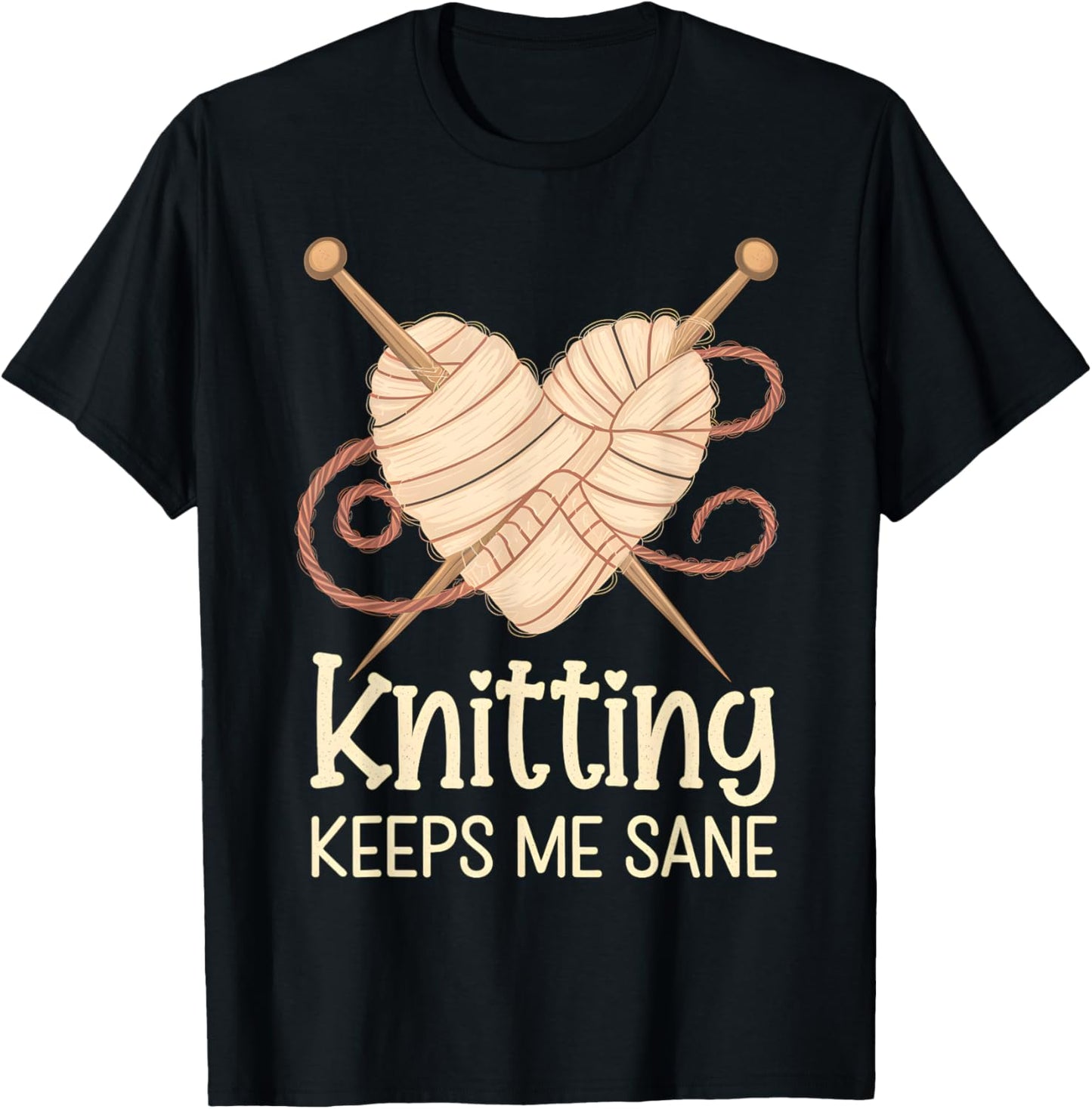 Knitting Keeps Me Sane Heartfelt Valentine's Yarn Design Yarn Supply | High Search Volume | High CTR Title