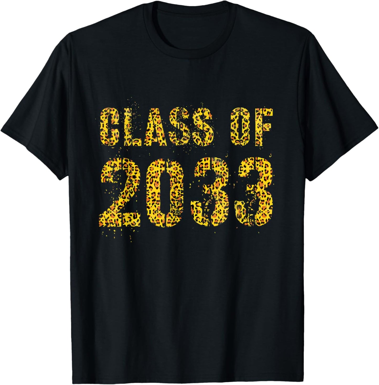 Future Graduation CLASS of 2033 Leopard Print 2nd Gr Girl Apparel Streetwear Style Everyday Wear