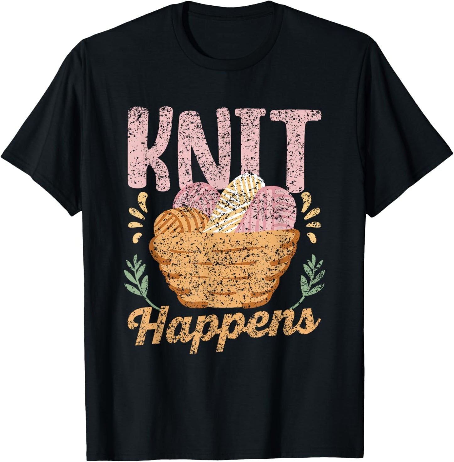 Knit Happens Knitter Yarn Hobby Knitting Yarn Supply | Trending 2025 | Customer Favorite