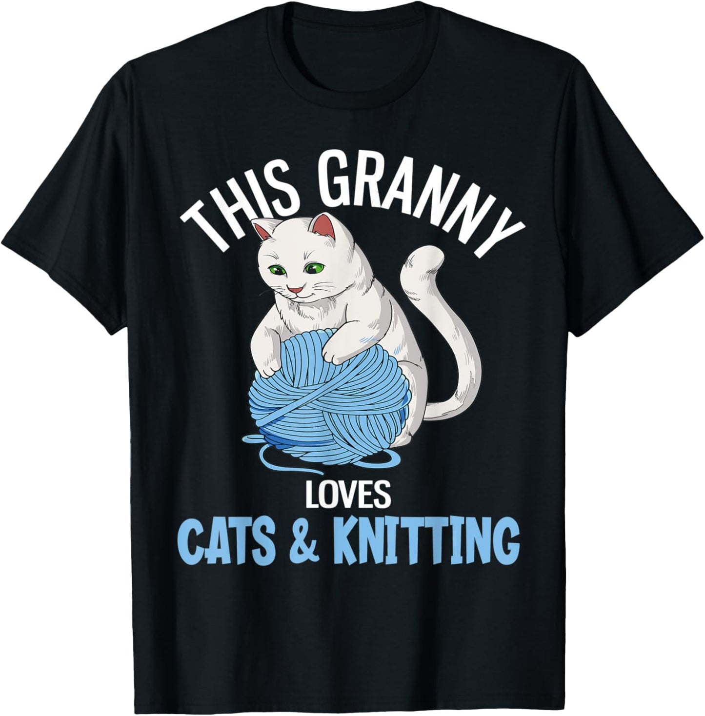 This Granny Loves Cats & Knitting Funny Yarn & Cat Lover Yarn Supply | Trending 2025 | High CTR Title
