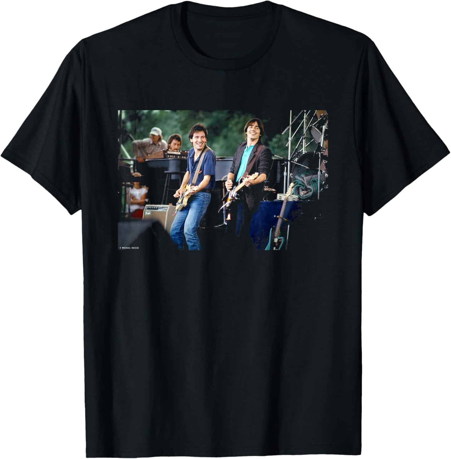 Jackson Browne Live with Bruce Springstein by Michael Grecco Apparel | Premium Quality