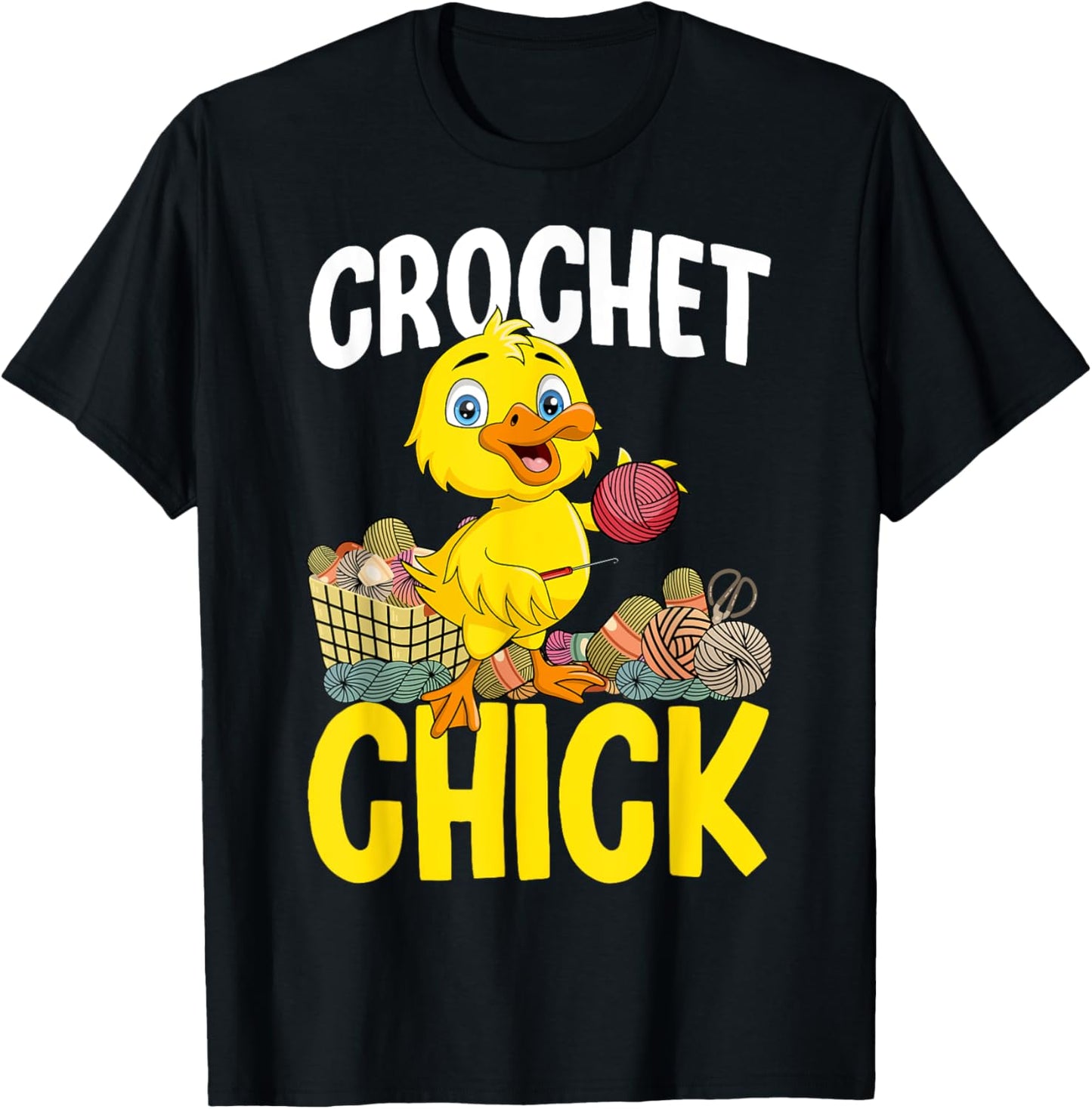 Crochet Chick Cute Crocheting Yarn Women Mom Grandma Yarn Supply | Top Rated | Best Seller Choice