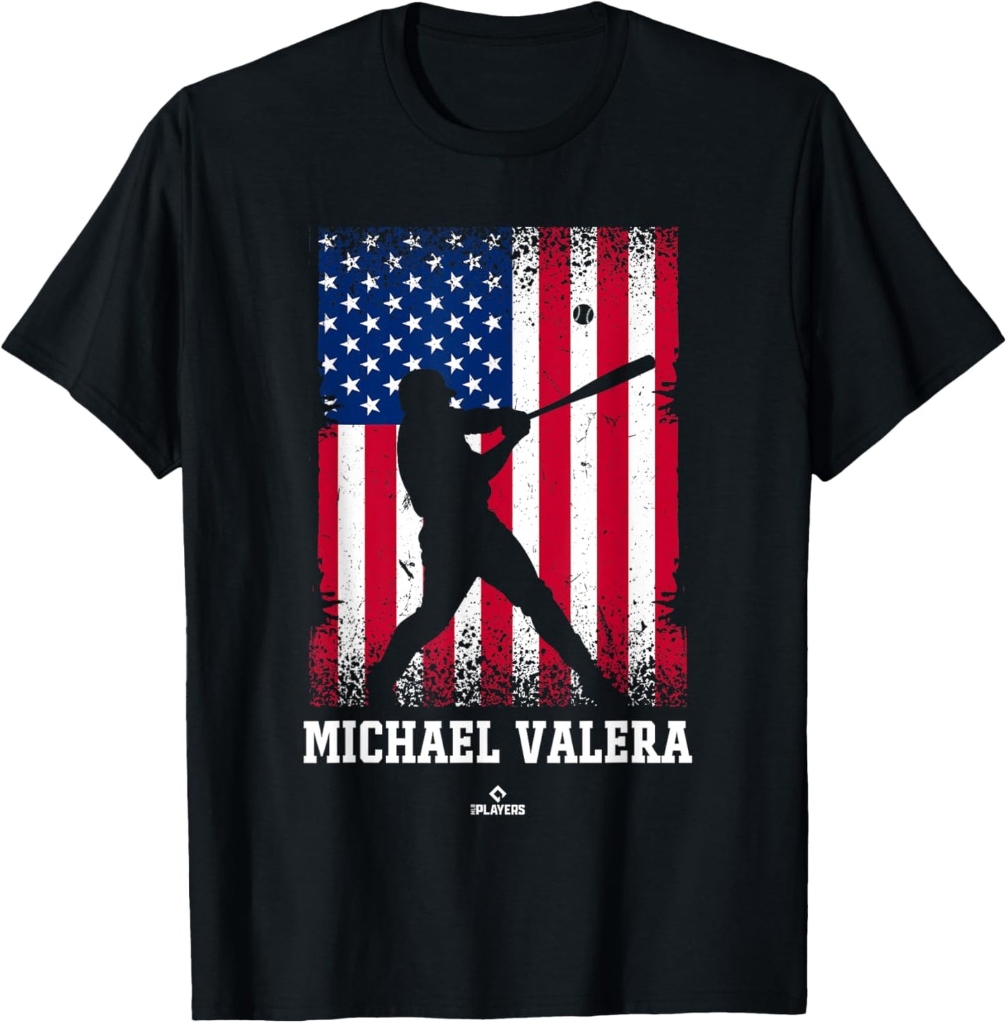 American Flag Swing Michael Valera Prospect Baseball Fan Apparel | US Best Seller