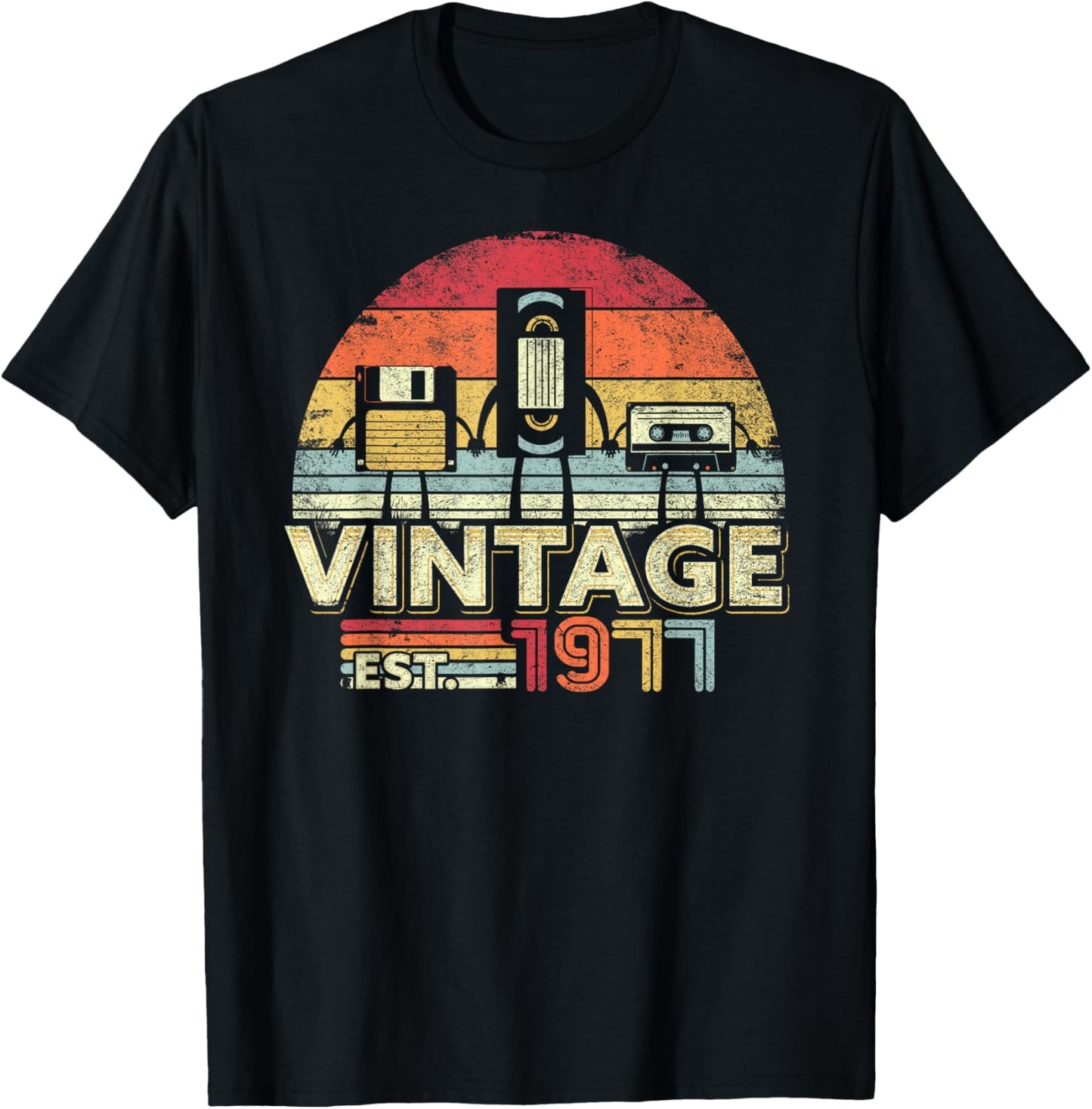Pack A Punch 1977 Birthday Vintage T-Shirt Retro Vintage Tee T-Shirt | Top Conversion Title | Aesthetic Casual Look