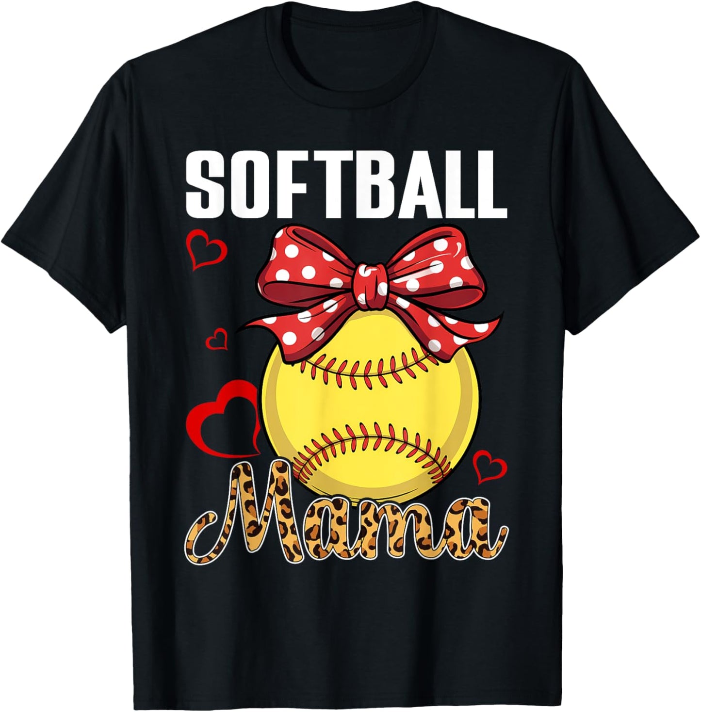 Softball Mama Cute Cheetah Mother s Day Sports Apparel Trending US US Top Pick