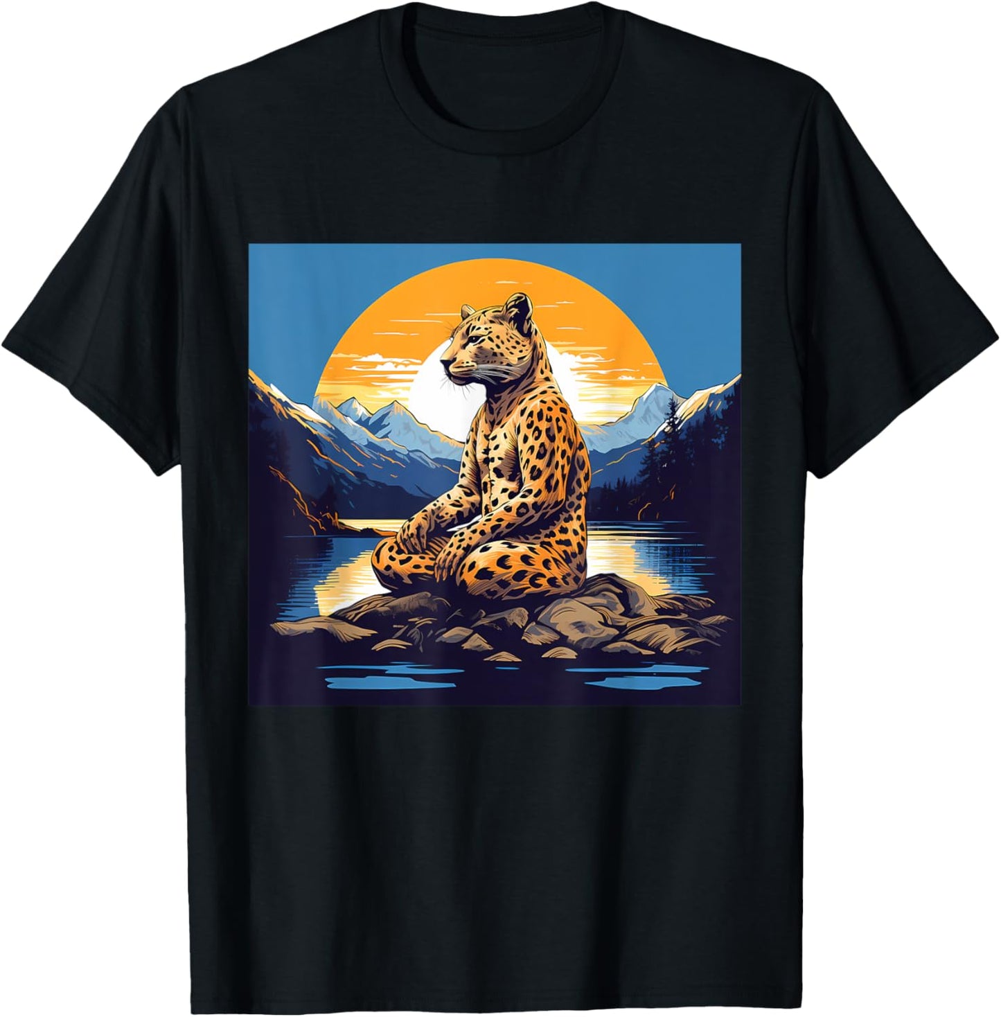Cheetah Meditation Yoga Apparel Trending US US Top Pick
