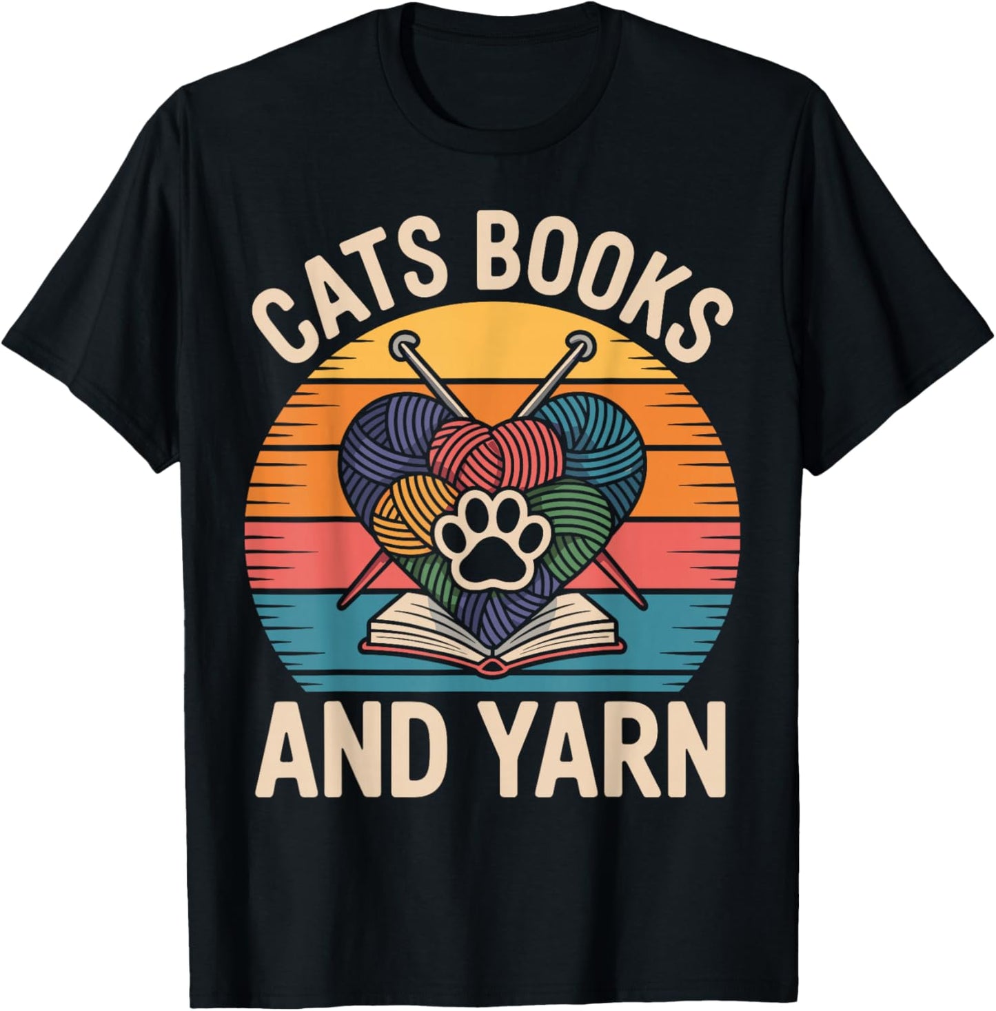 Cats Books And Yarn Funny Crocheting Yarn Supply | Trending 2025 | High CTR Title