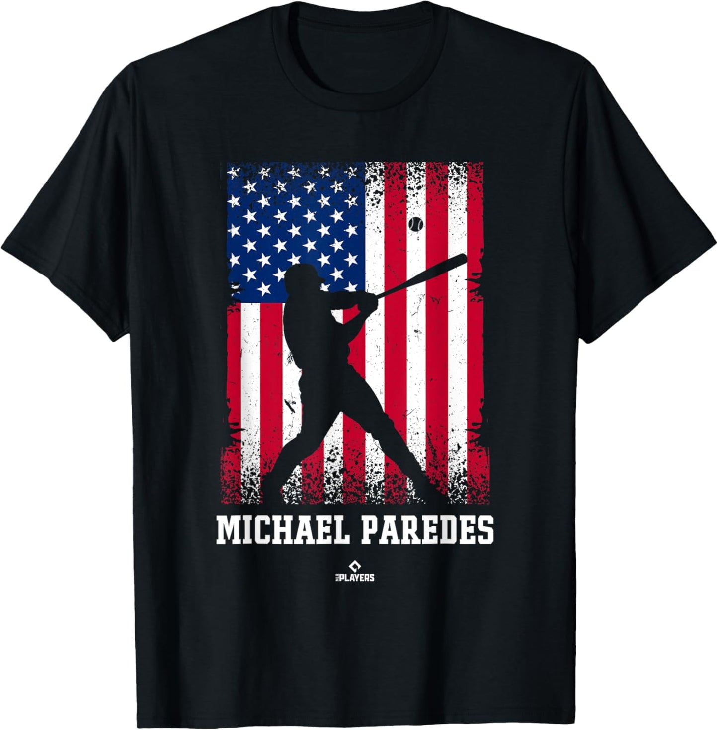 American Flag Swing Michael Paredes Prospect Baseball Fan Apparel | Premium Quality