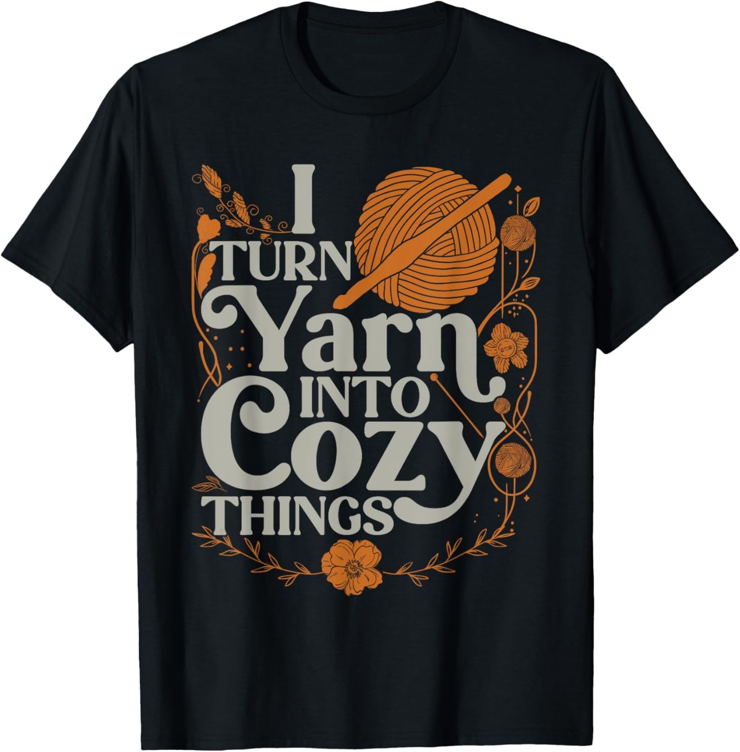 Knitter Crochet Crocheting Yarn T-Shirt, Small T-Shirt | Premium Quality | Customer Favorite