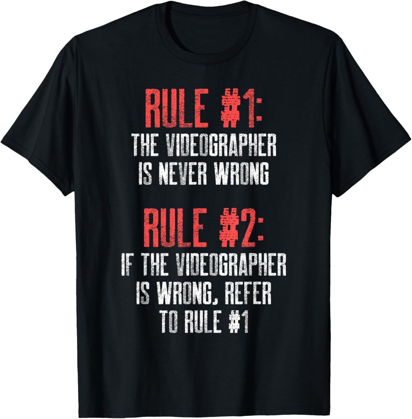 Videographer Rule Videography Filmmaker Gift Apparel | High Search Volume | Aesthetic Fit