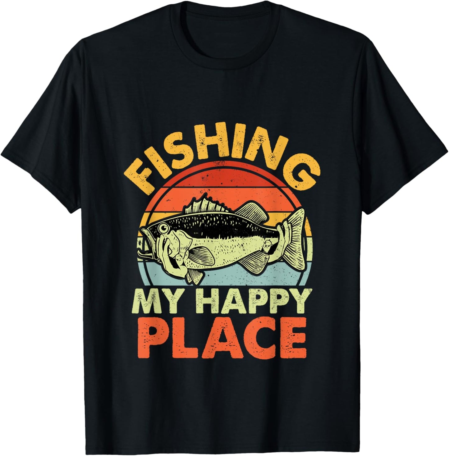 Fishing my Happy Place Apparel | Google Shopping Optimized | Customer Favorite