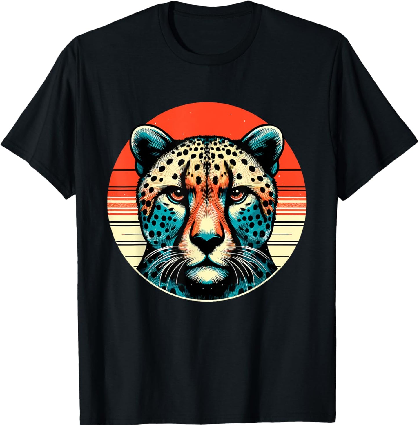 Retro Cheetah African Wildlife Apparel Premium Print Gift Ready