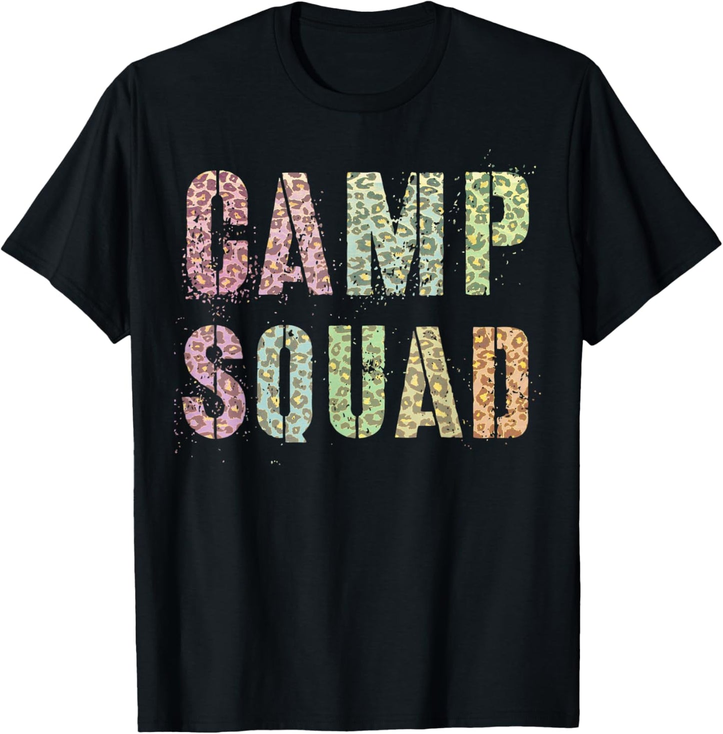 CAMP SQUAD Leopard Print Host Summer Counselor Teacher 2022 Apparel Comfort Fit Fan Favorite