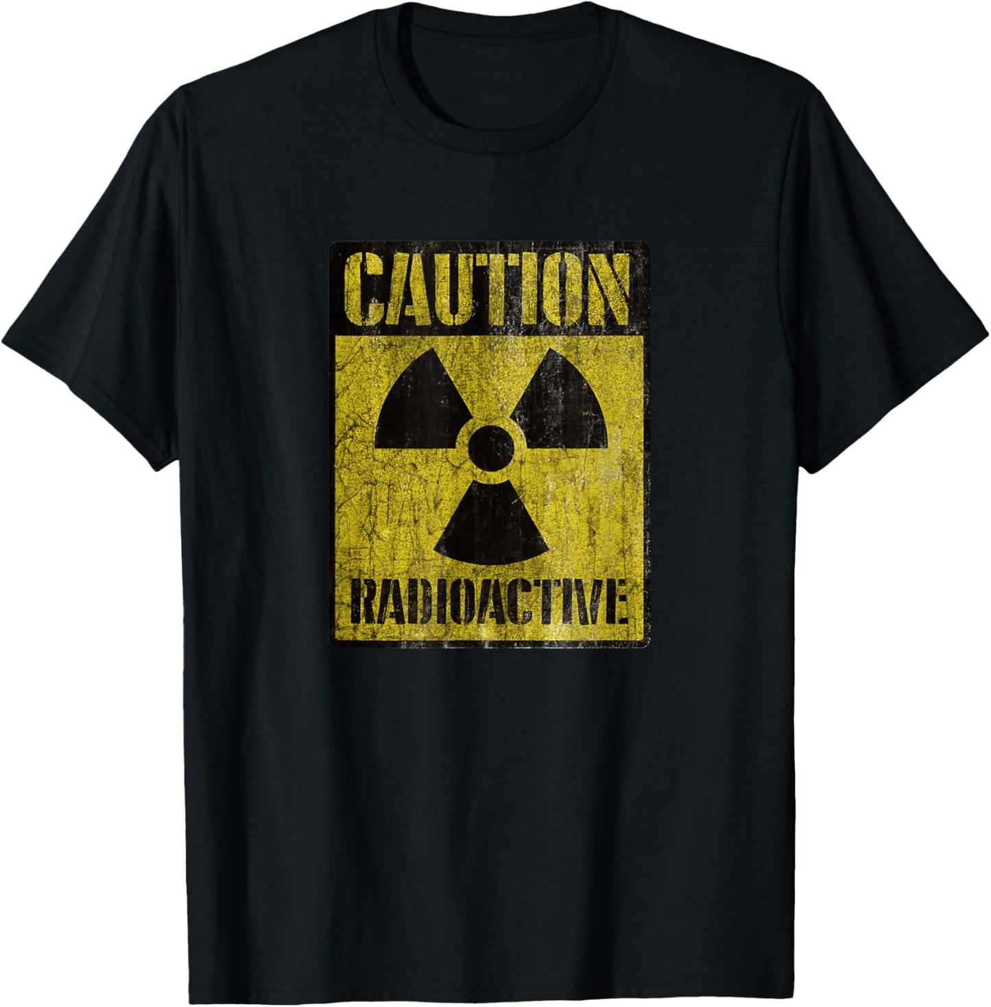Grunge Caution Radioactive T Shirt - Distressed T-Shirt | High Search Volume | High CTR Title