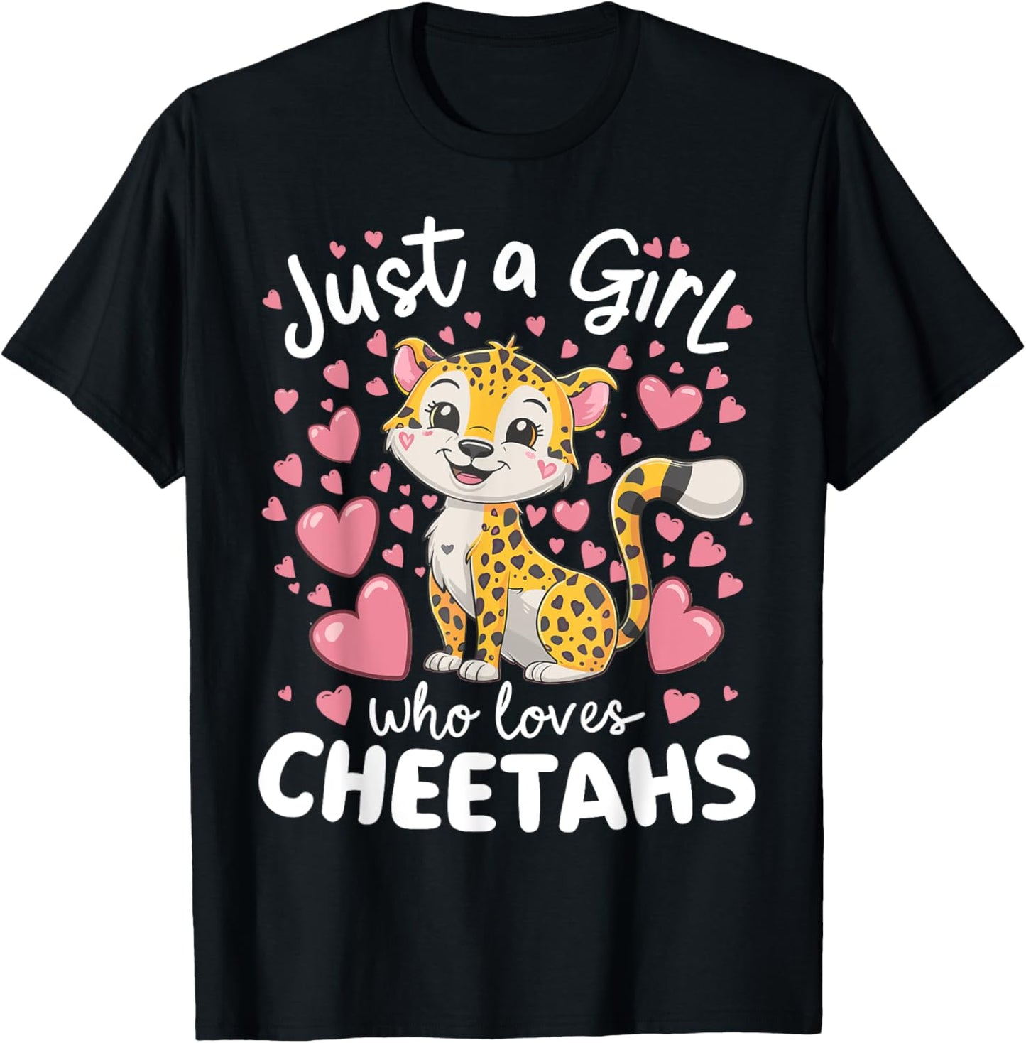 Just a Girl Who Loves Cheetahs African Savanna Apparel Premium Print Hot Right Now