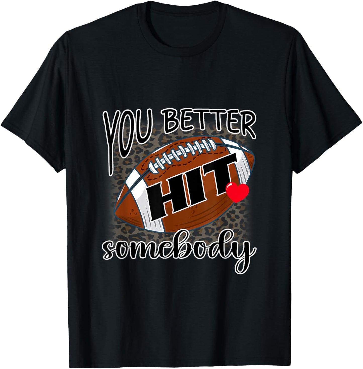 Football Mom Game Day Leopard Cheetah Sister Grandma Women Apparel Trending US Everyday Wear