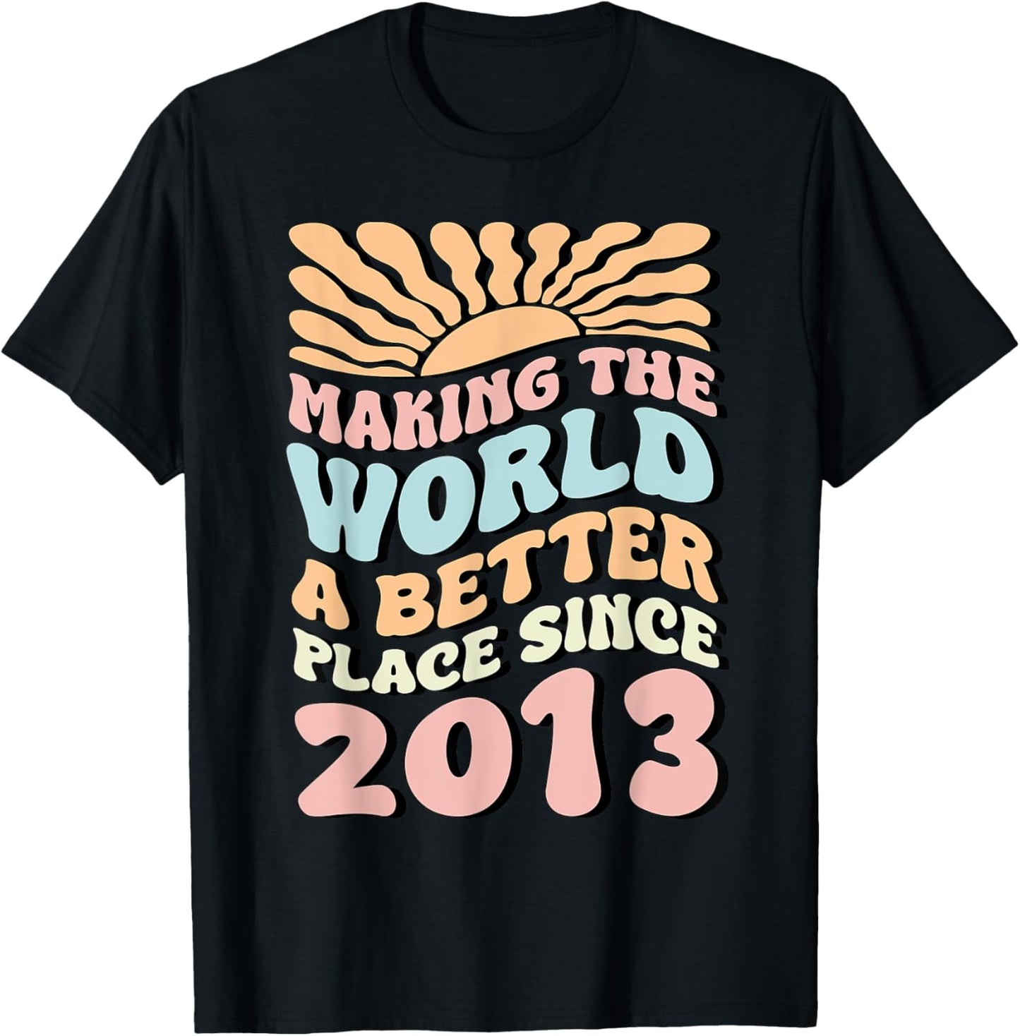2013 Birthday , Making The World A Better Place Since 2013 Apparel | Top Conversion Title | Top Rated Comfort