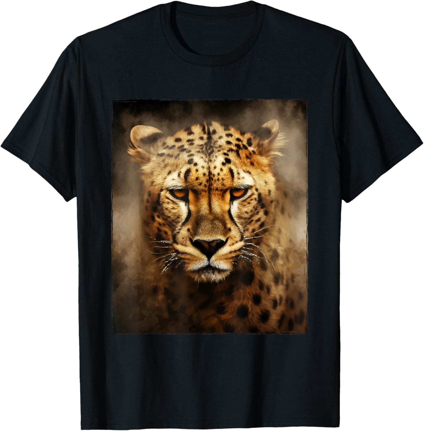 Cheetah Portrait Wild Symbol Head Apparel Streetwear Style Gift Ready