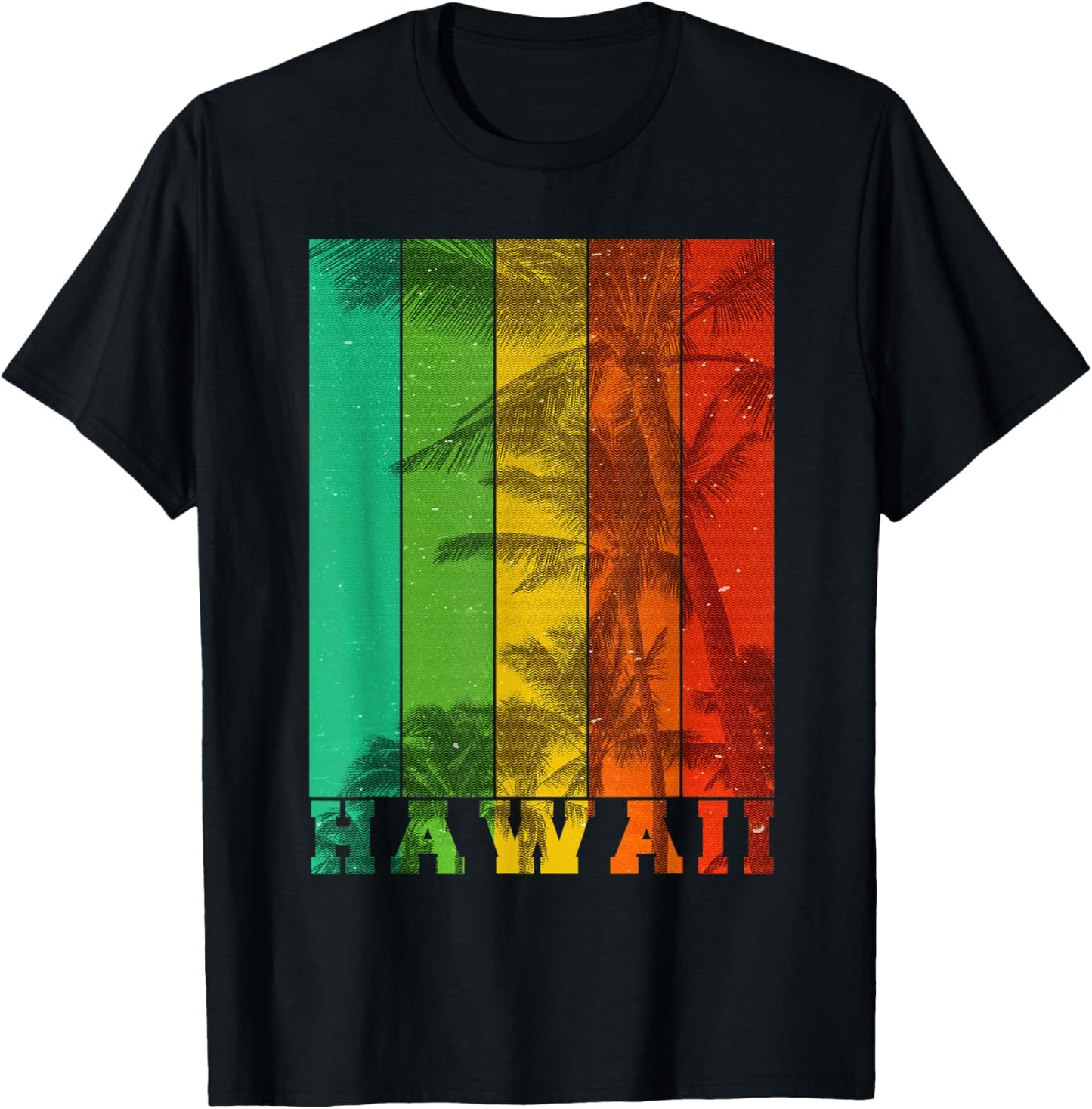 Hawaiian Retro Palm Trees in a Tropical Beach Summer Tee T-Shirt for Men Women Kids T-Shirt | Premium Quality | Daily Wear Essential