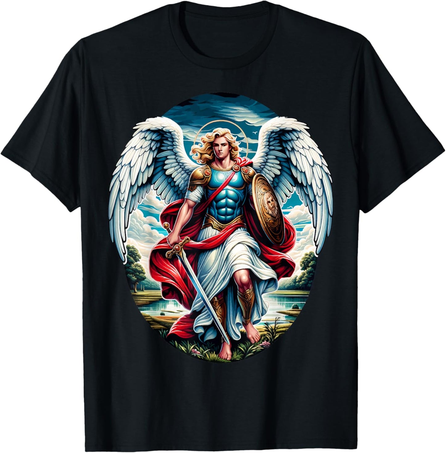 St Saint Michael the Archangel Catholic Angel Warrior Apparel | Perfect Gift Idea