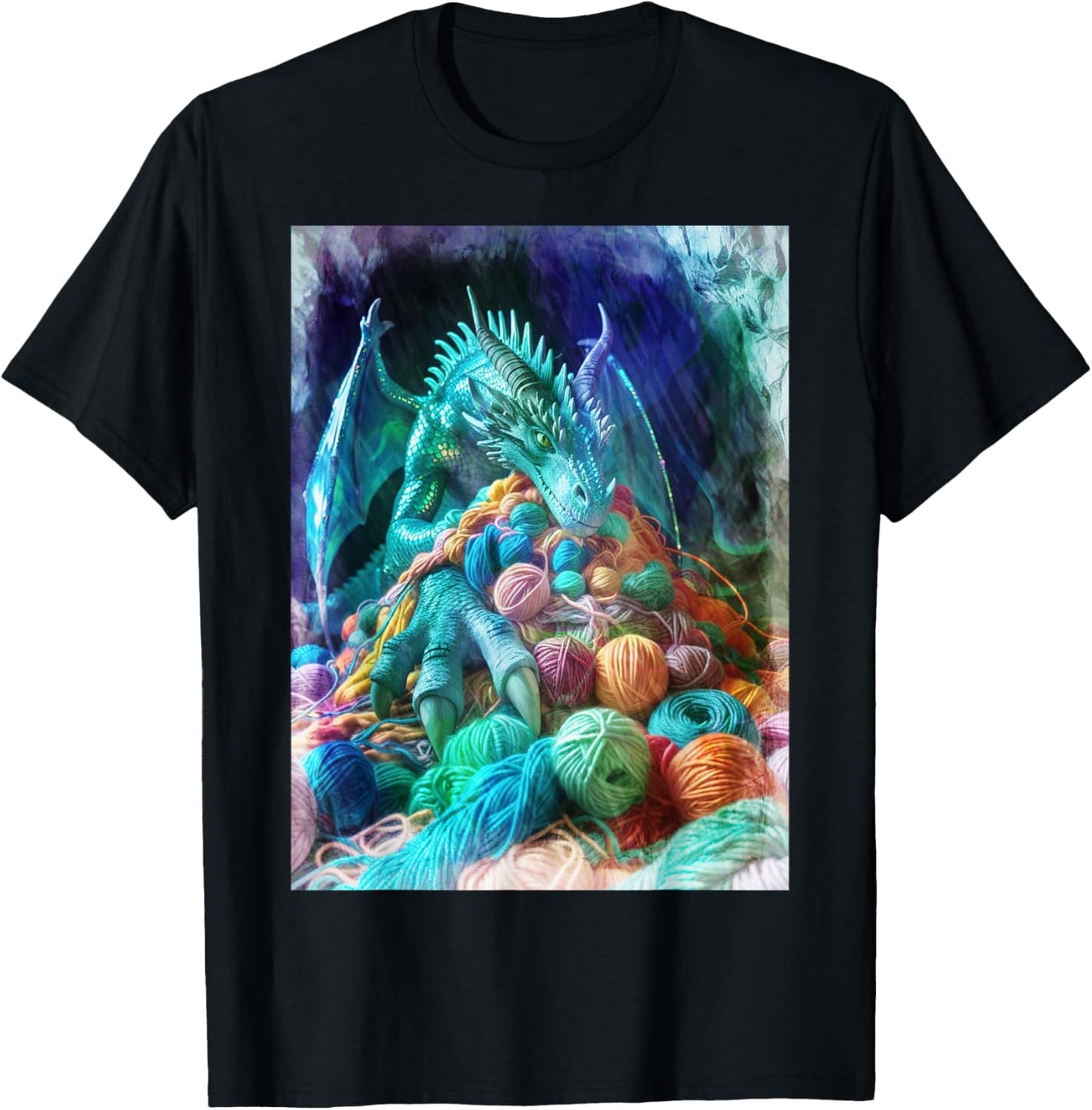 Yarn - Dragon Hoarding a Mountain of Yarn Yarn Supply | Trending 2025 | High CTR Title