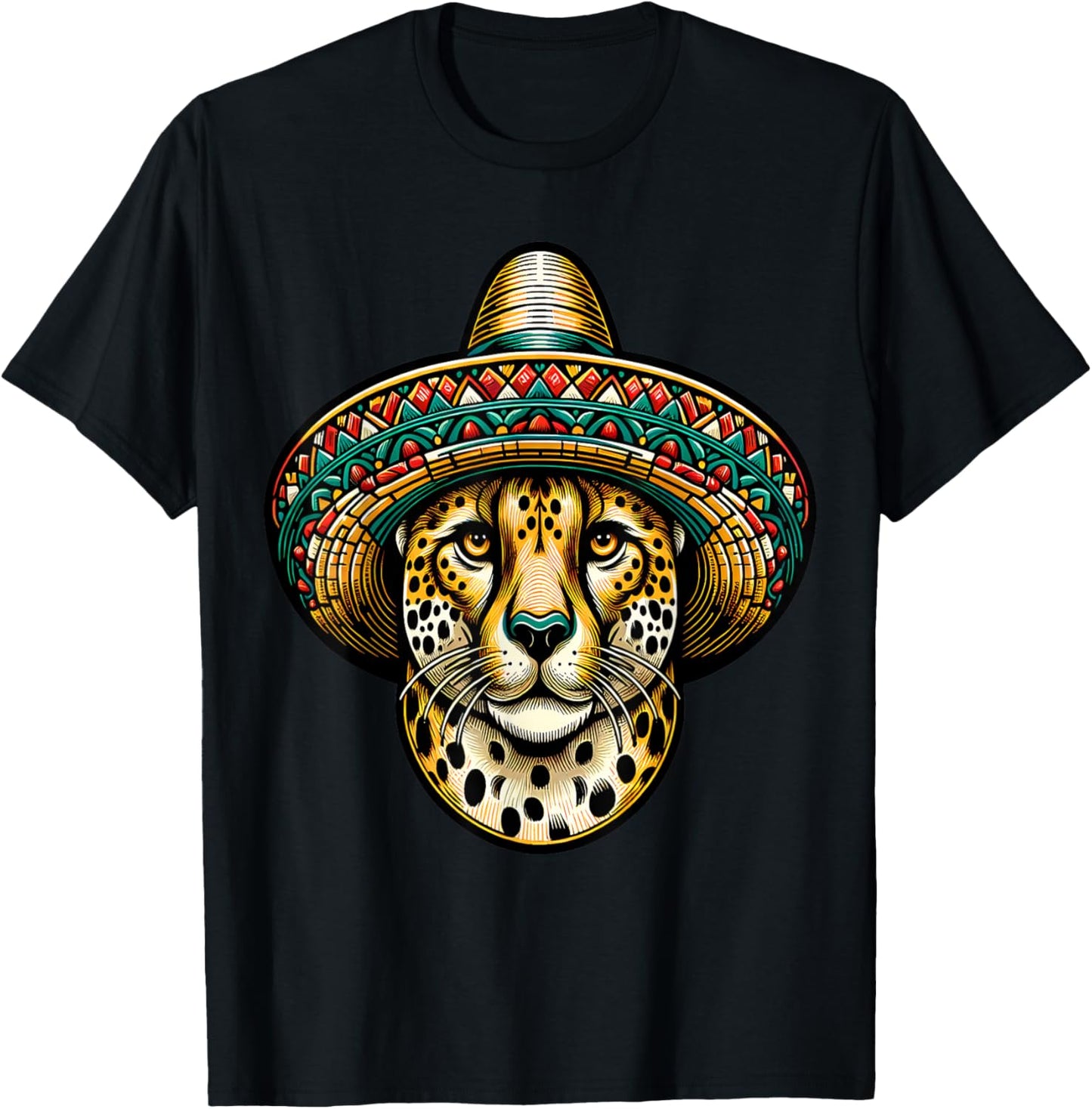 Mexican Cheetah wearing Sombrero Apparel Viral TikTok Find Gift Ready