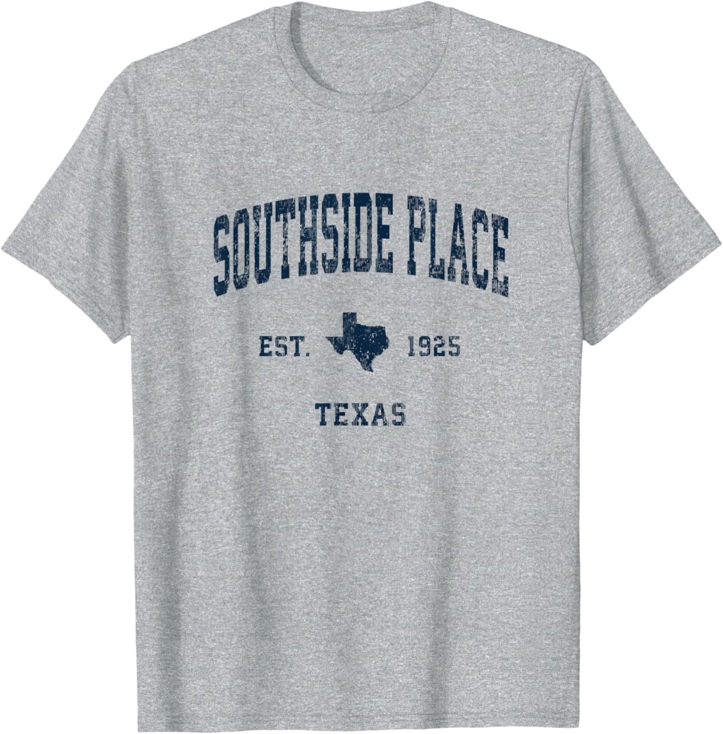 Southside Place Texas TX Vintage Athletic Navy Sports Design Apparel | US Viral Pick | High CTR Boost