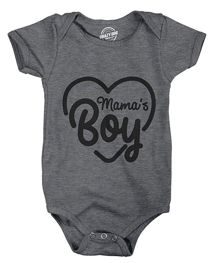 Baby Undershirts Funny Baby Clothes Mamas boy Rompers With Sayings Cute Romper Black Baby Romper Funny Quotes Romper Graphic Tee – Warm & Stylish · High-Quality Print
