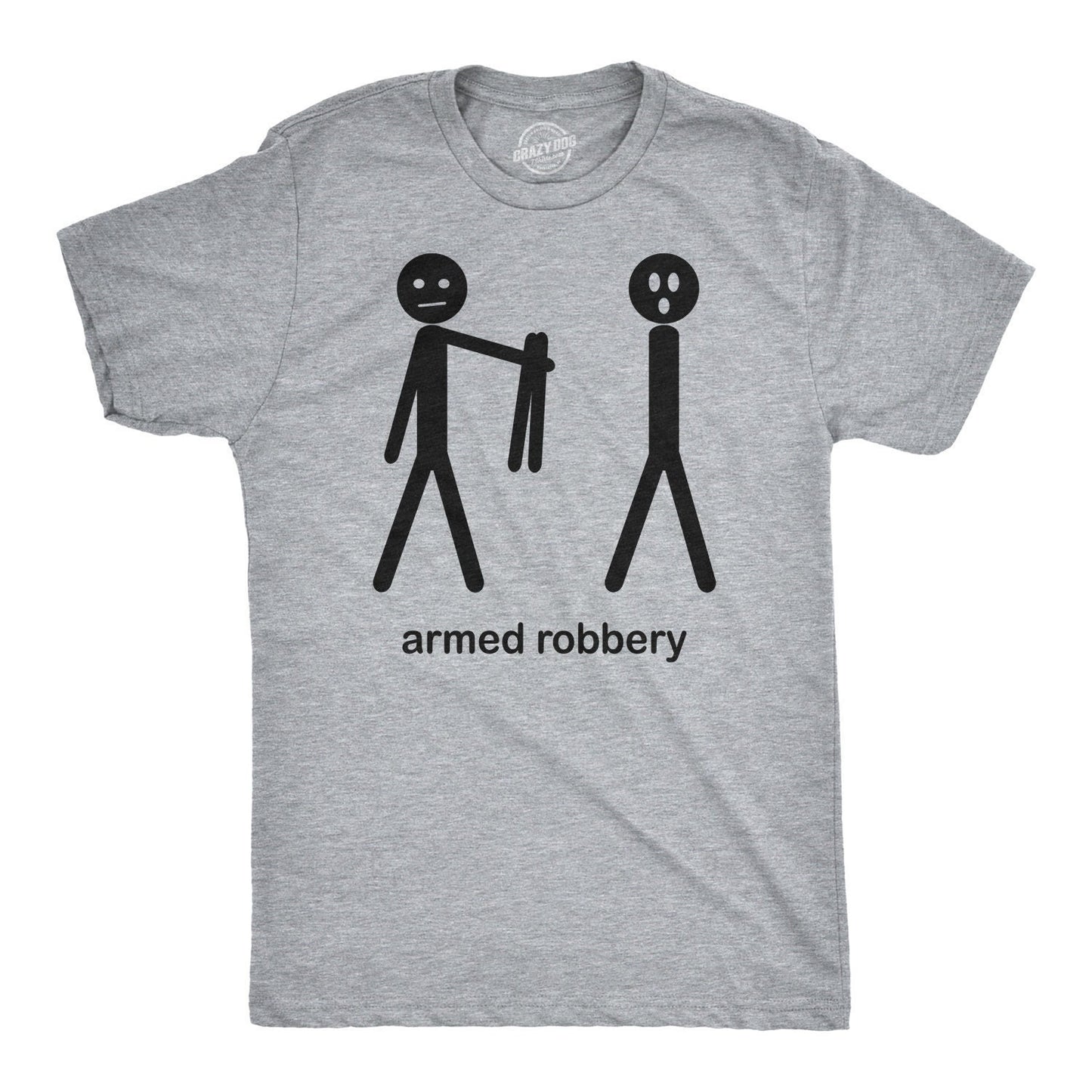 Armed Robbery Stick figure shirt Stick Men Shirt Funny Mens Shirt Sarcastic Shirt For Men Funny Saying Shirts Hilarious Mens Graphic Tee – Easygoing Wear · Must-Have Style