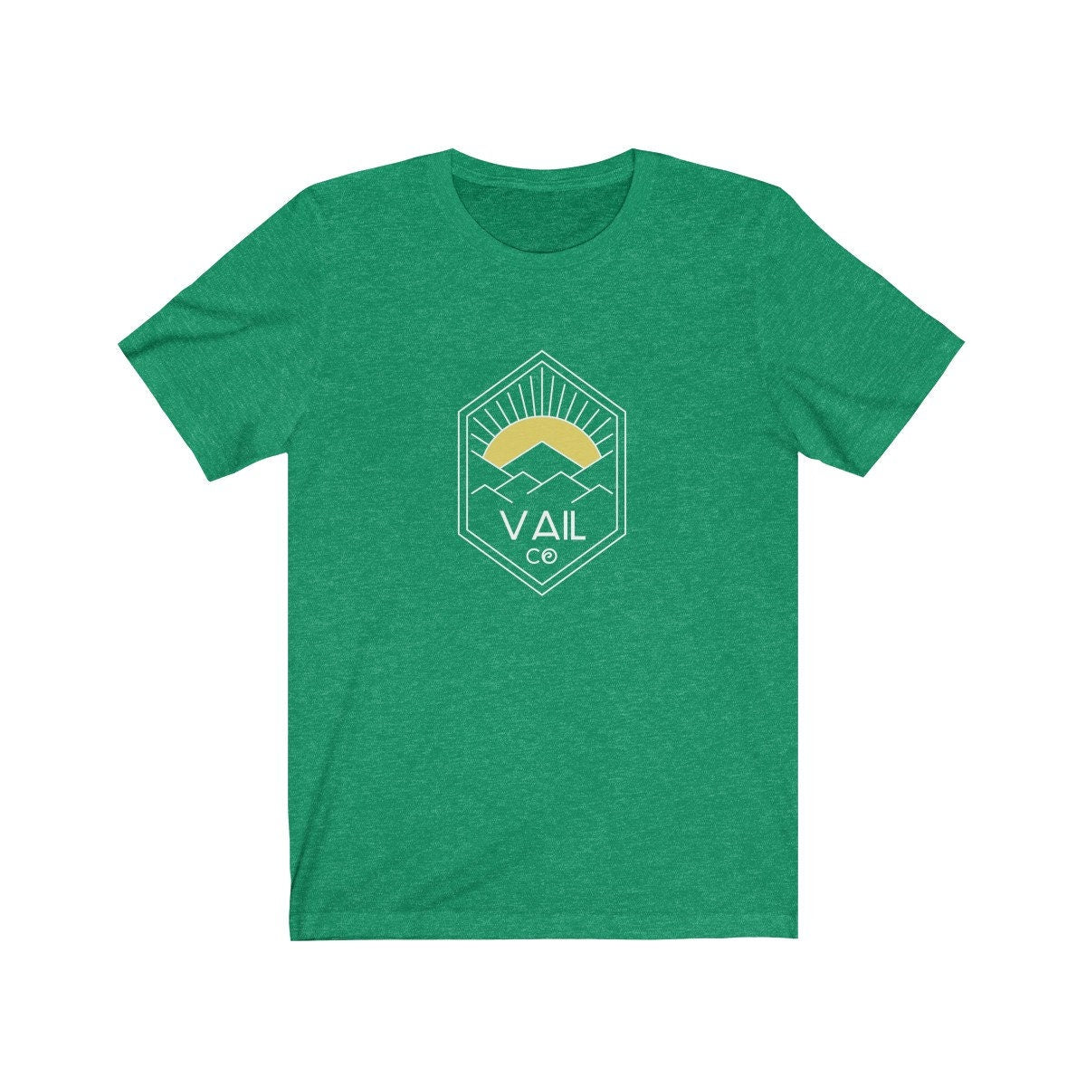 Vail Colorado Shirt Yellow Sun Unisex Vail TShirt Personalization Available Graphic Tee – Warm & Stylish · Great Gift For Fans