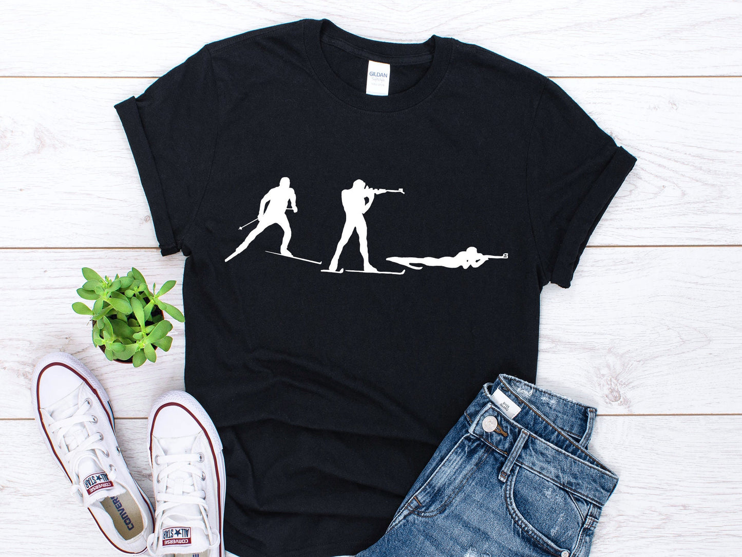 Biathlon Shirt Biathlete Shirt Biathlon Gift Winter Sport Gift Biathlete Position Shooting Gift Shooting Sport Shirt Unisex Shirt Graphic Tee – Fan Favorite · Must-Have Style
