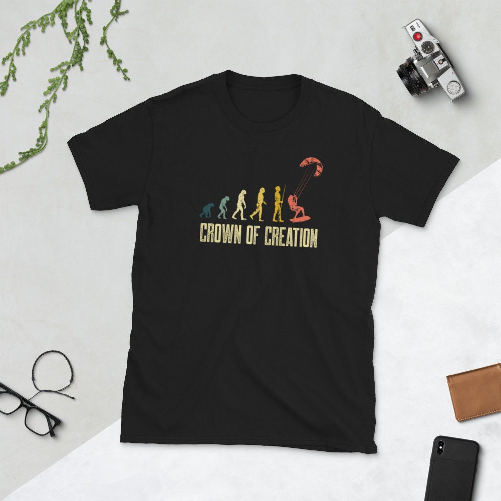 Kitesurfing Evolution Graphic Tee – Soft Feel · Great Gift For Fans