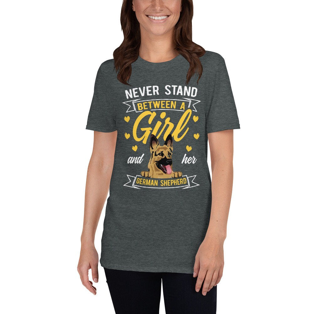 German Shepherd Girl T Shirt Graphic Tee – Premium Graphic · Trending Graphic Apparel