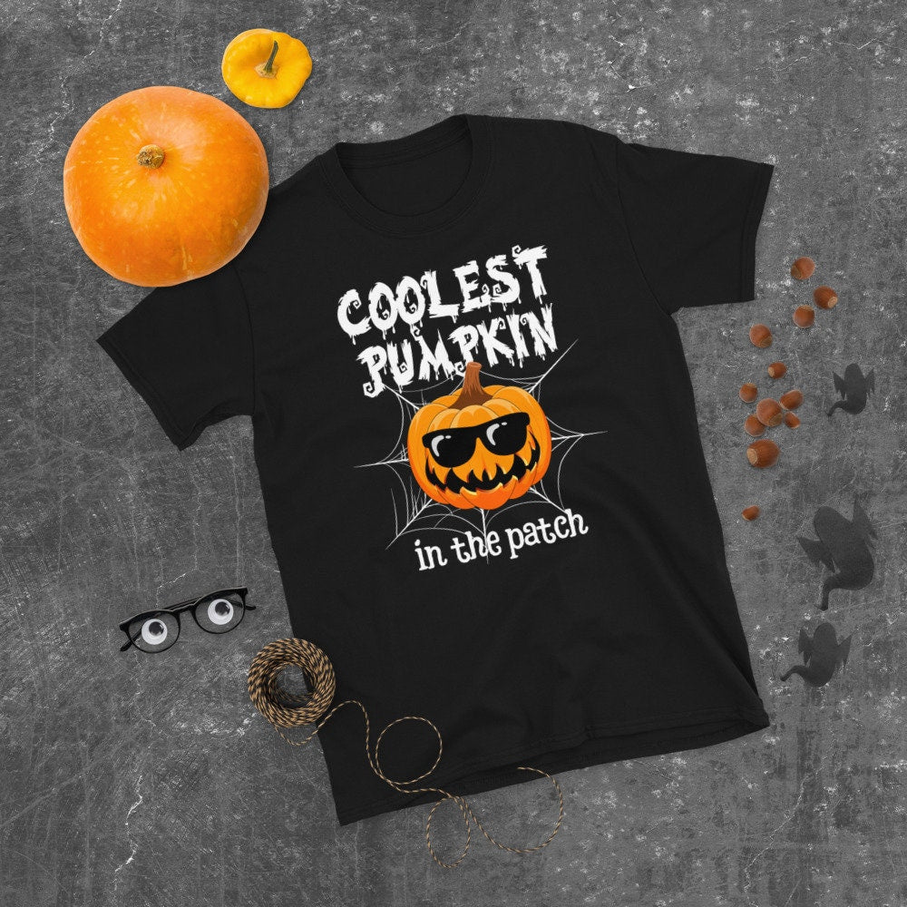 Coolest Pumpkin in The Patch T Shirt Graphic Tee – Warm & Stylish · High-Quality Print