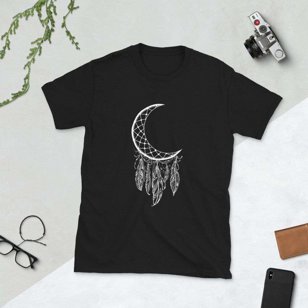 Boho Moon Dreamcatcher Graphic Tee – Feel-Good Design · Top Pick For Any Outfit