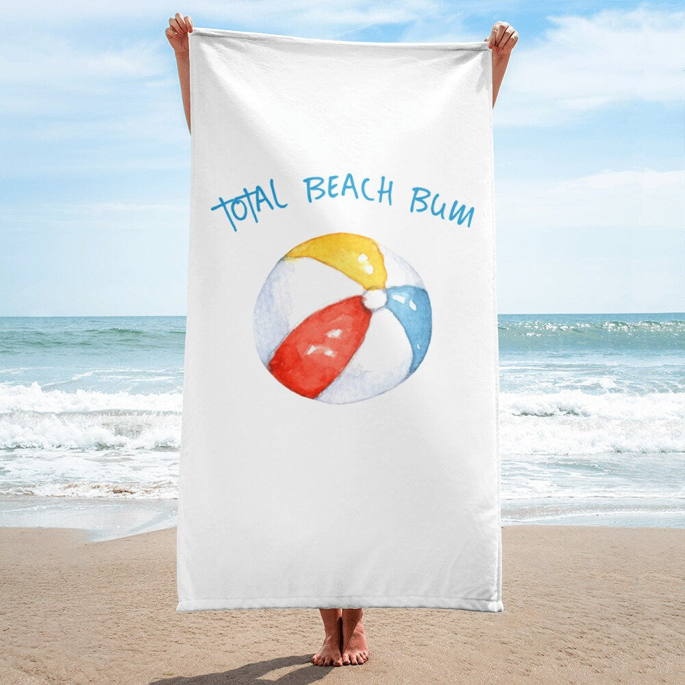 Total Beach Bum Beach Towel Graphic Tee – Premium Graphic · Top Pick For Any Outfit