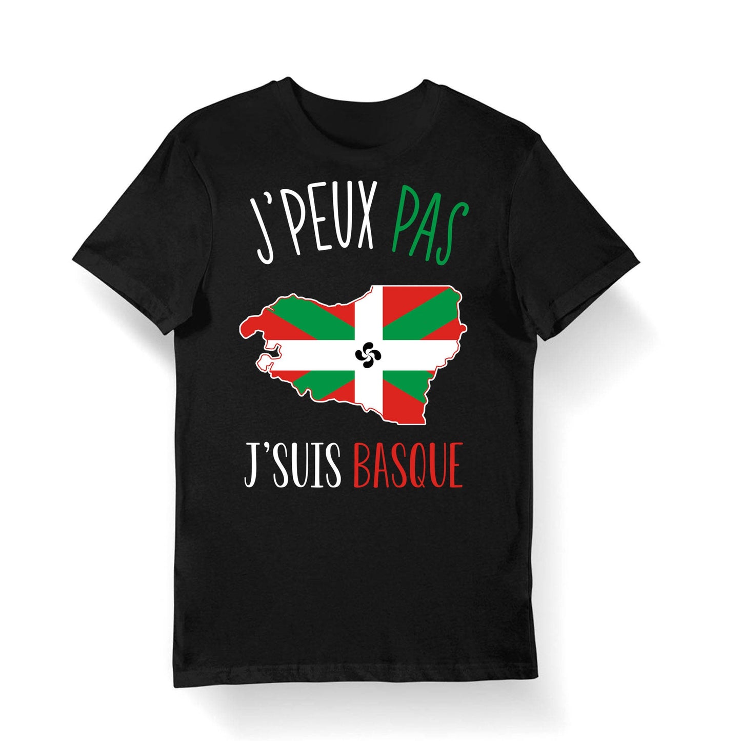 Basque J39peux pas j39suis Basque T shirt Bio Femme Homme Enfant et Body Bb Humour Fun Drle Collection Pour Basque Graphic Tee – Easygoing Wear · Must-Have Style