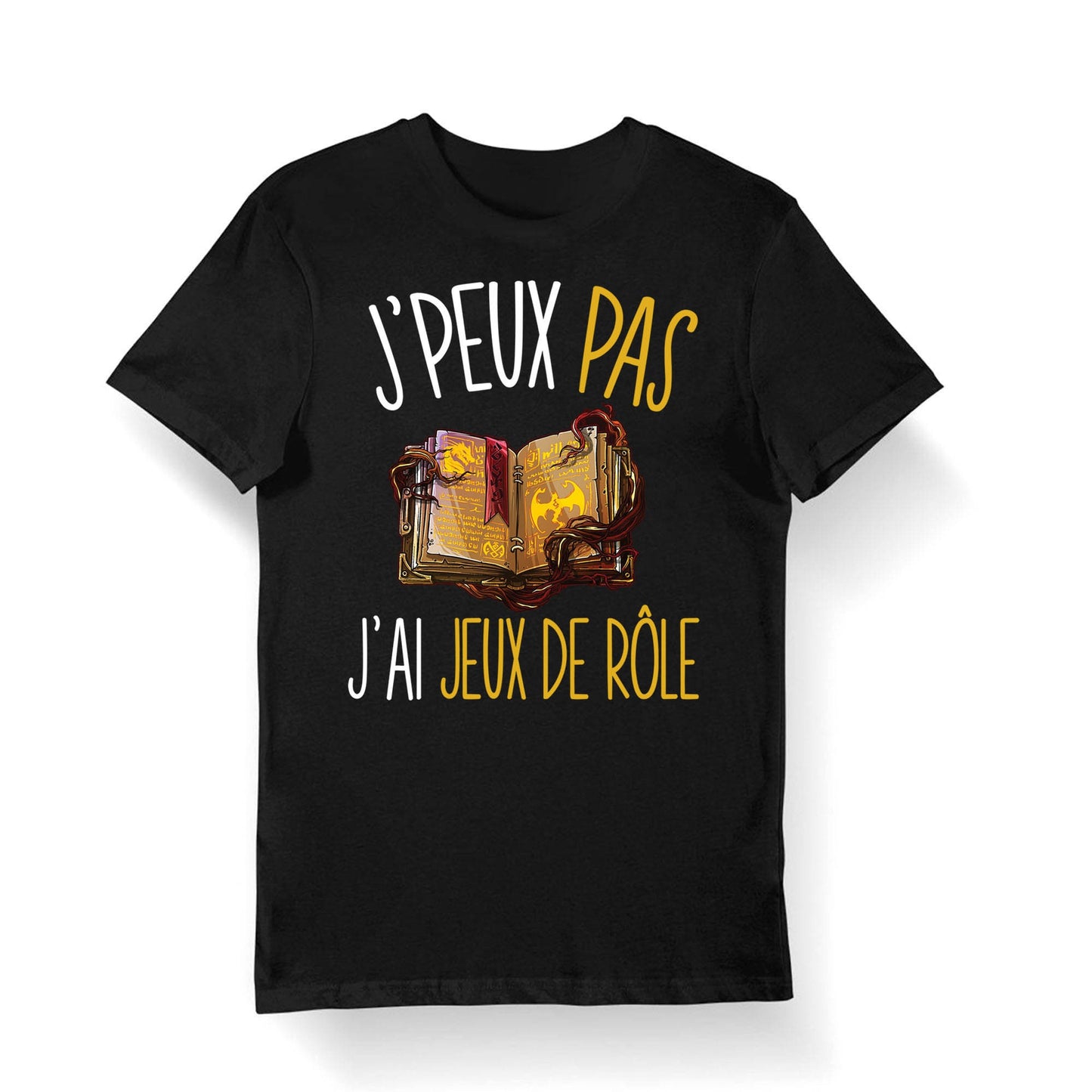 Jeux de Rle J39peux pas j39ai Jeux de Rle T shirt Bio Homme Femme Enfant et Body Bb Pour Joueur de Jeux de Socit Graphic Tee – Everyday Comfort · Great Gift For Fans