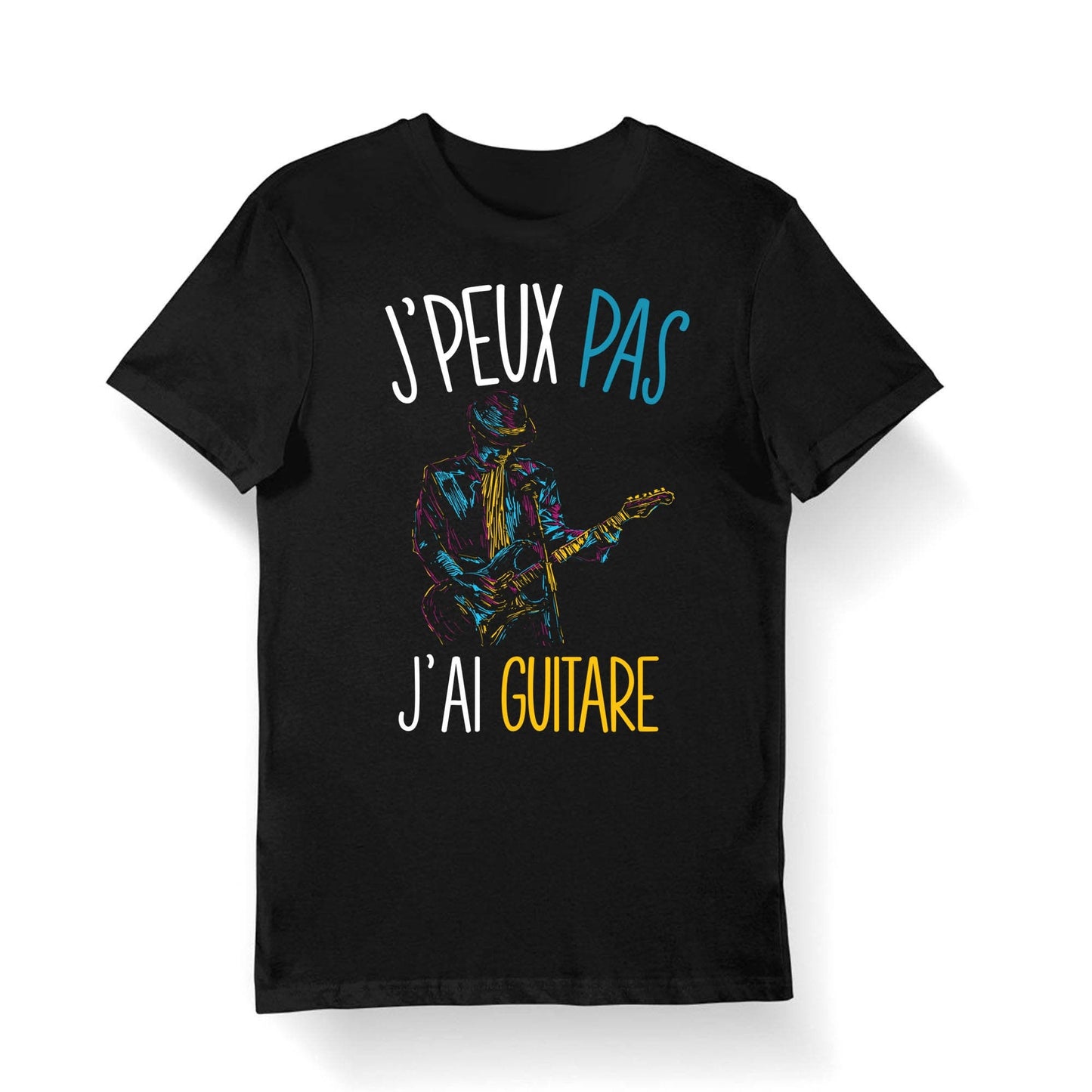 Guitare J39peux pas j39ai Guitare T shirt Bio Femme Homme Enfant et Body Bb Fun Drle Collection Pour Guitariste Graphic Tee – Fan Favorite · High-Quality Print