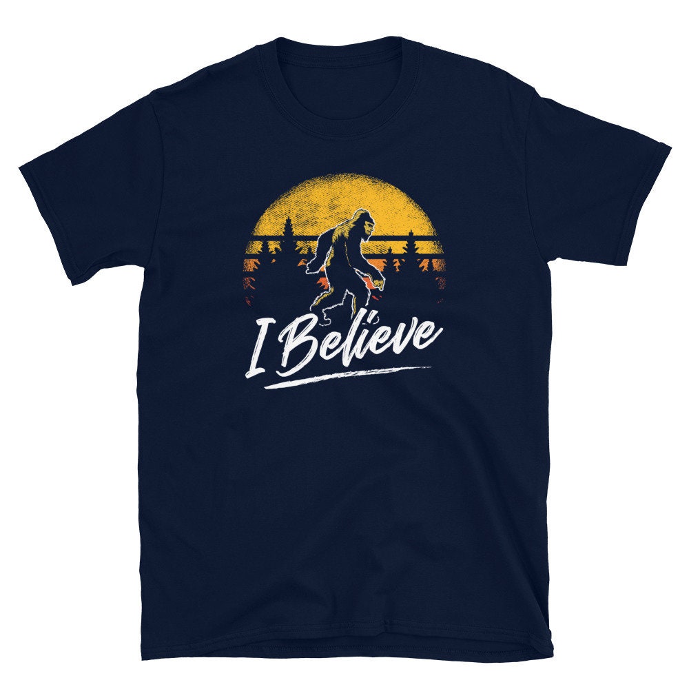 I Believe Wilderness Bigfoot T Shirt Graphic Tee – Aesthetic Look · High-Quality Print