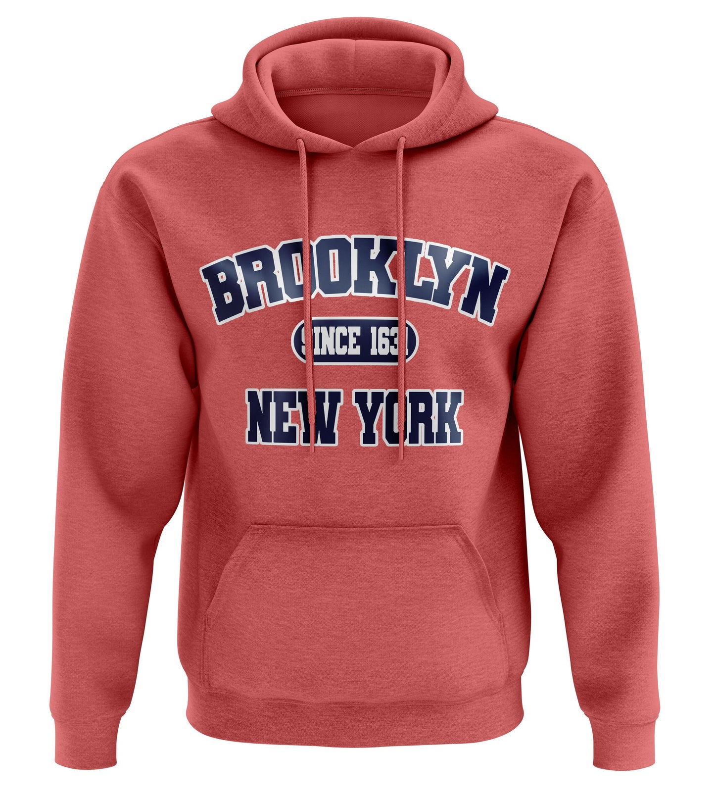 Brooklyn NYC Red Varsity Hoodie Hoodie – Fan Favorite · Trending Graphic Apparel