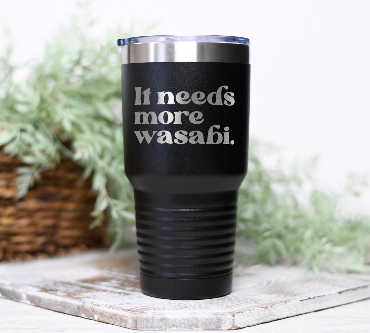 Wasabi Addict 70s Retro Lover Tumbler Funny Appreciation Gifts Wine Lover Travel Coffee Mug Birthday Gift For Men and Women Graphic Tee – Easygoing Wear · High-Quality Print