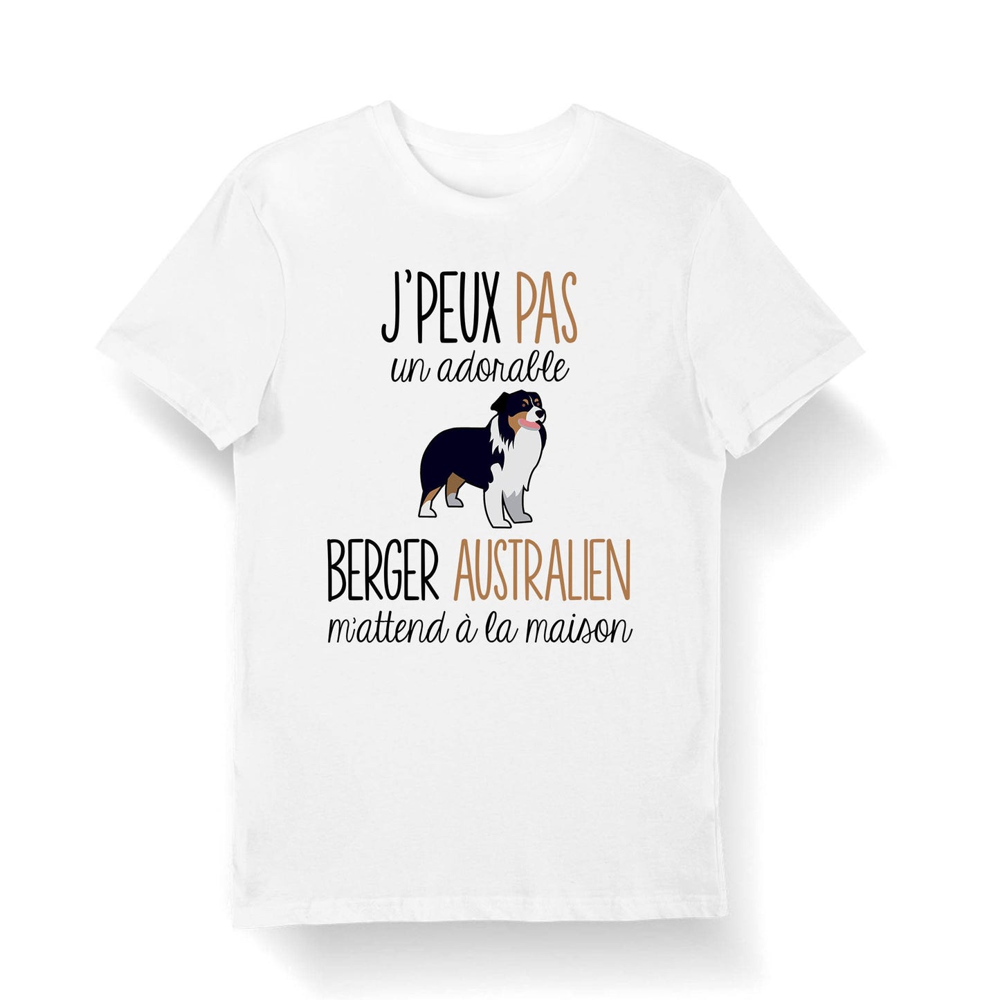 Berger Australien Je Peux Pas T Shirt Homme Femme Enfant Body Bb Mug Collection Chien Graphic Tee – Aesthetic Look · Perfect For Daily Wear