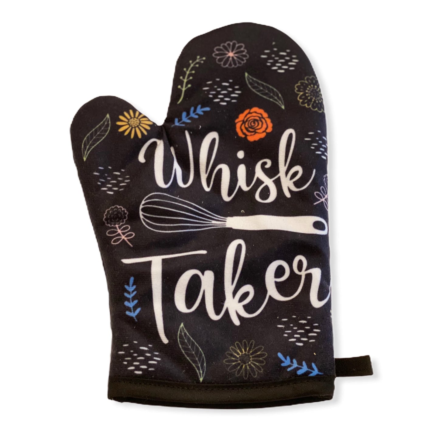 Whisk Taker Oven Mitt Housewarming Gift Pot Holder Christmas Gift Hostess Gift Funny Oven Mitts Baking Oven Mitts Graphic Tee – Warm & Stylish · High-Quality Print