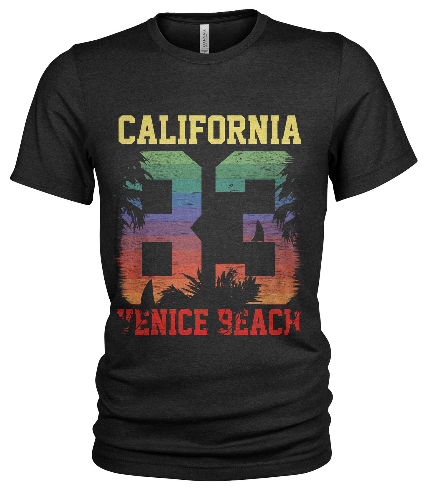Venice Beach 1983 California LA Summer Unisex T Shirt Graphic Tee – Everyday Comfort · Must-Have Style